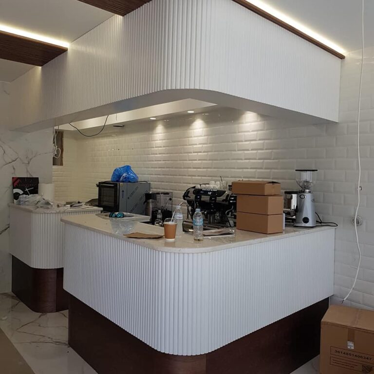 Coffee bar bench