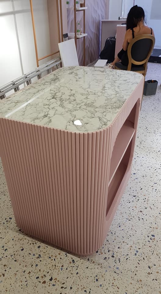 Clothes shop bench