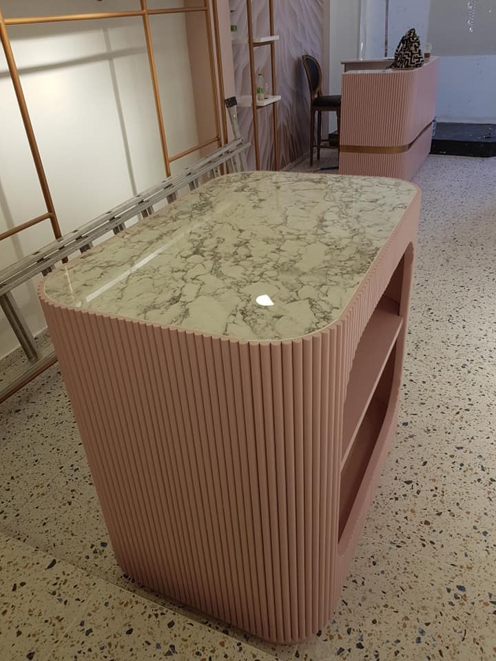 Clothes shop bench